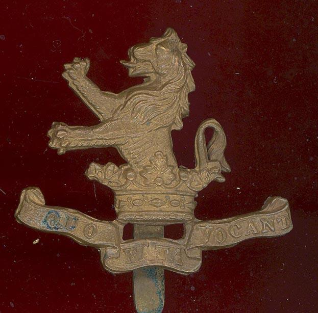7th Princess Royal's Dragoon Guards WW1 OR's cap badge