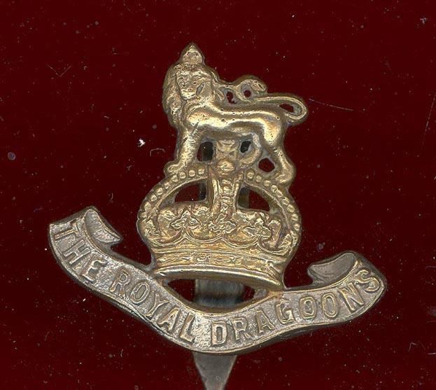 1st Royal Dragoons WW1 OR's Indian Made cap badge