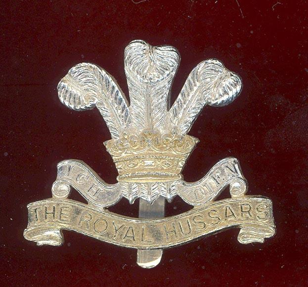 The Royal Hussars staybright cap badge