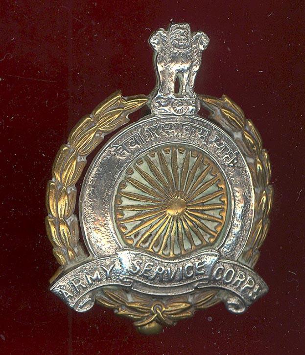 Indian Army Service Corps head-dress badge