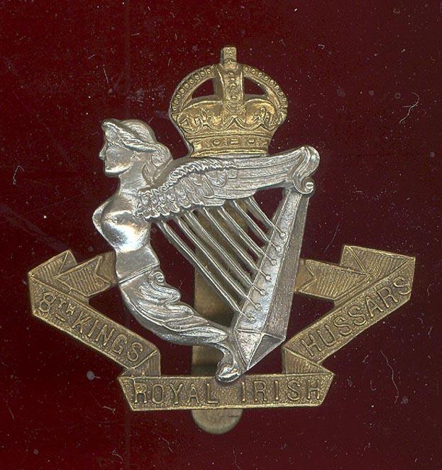 8th King's Royal Irish Hussars OR's cap badge