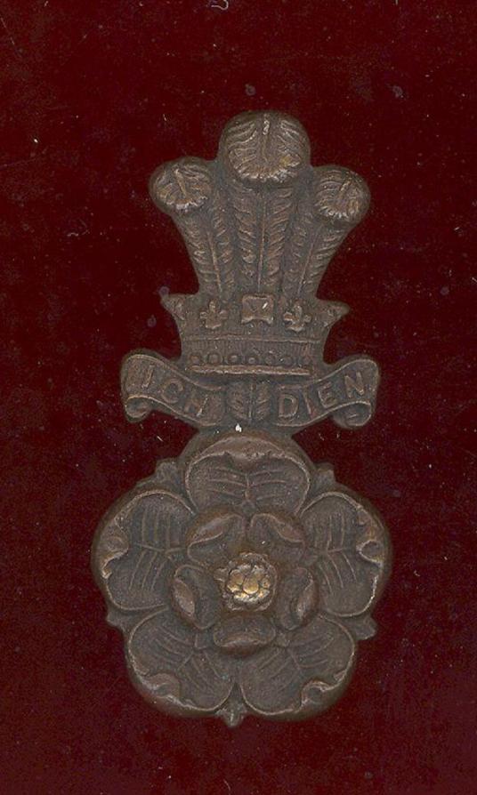 Yorkshire Hussars Yeomanry Officer's OSD cap badge