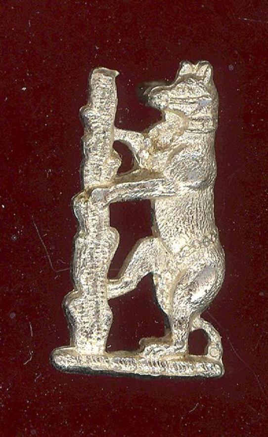 Warwickshire Yeomanry Officer's beret badge