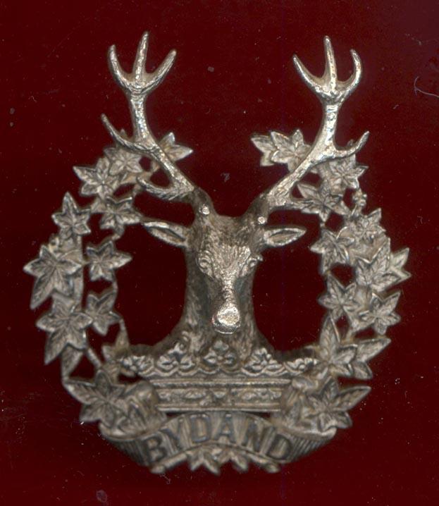 Scottish Gordon Highlanders Officer's glengarry badge