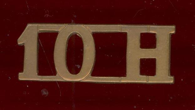 10 H 10th Royal Hussars WW1 shoulder title
