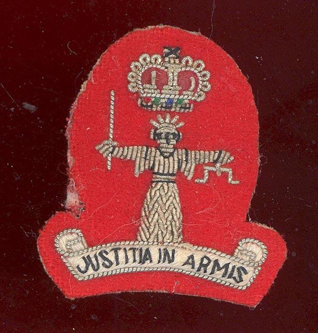 Judge Advocate General's Officer's bullion beret badge