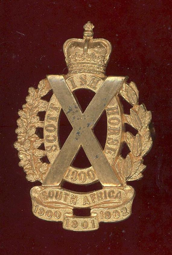 Scottish Horse Yeomanry Officer's cap badge