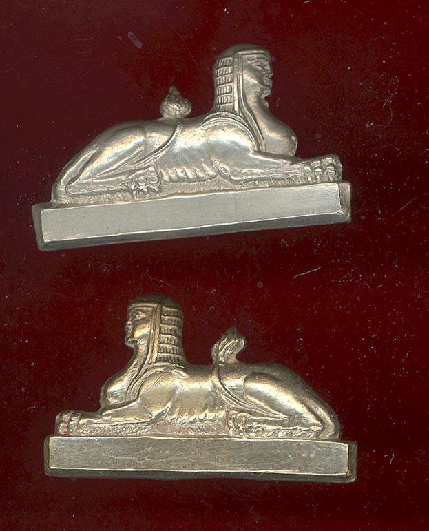 VB The Manchester Regiment Victorian OR's collar badges