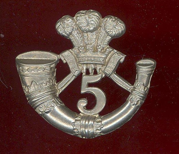 5th Cornwall Rifle Volunteers Victorian OR's cap badge