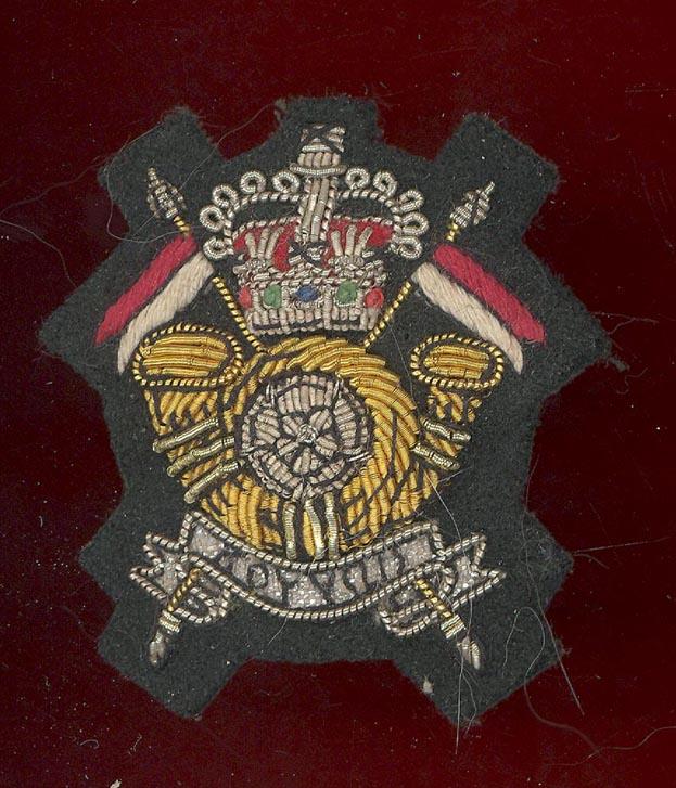King's Own Yorkshire Yeomanry (L.I.)Officer's bullion beret badge
