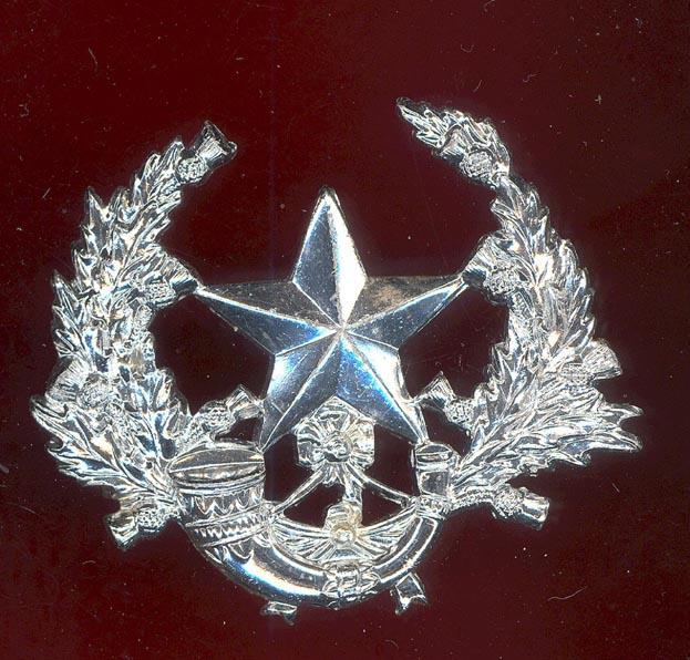 Scottish Cameronians Scottish Rifles staybright glengarry badge