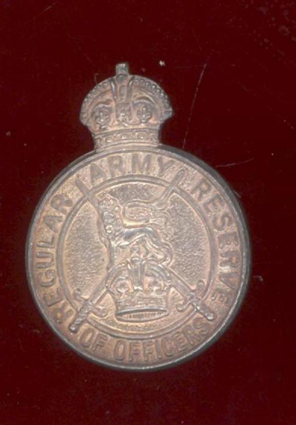 Regular Army Reserve of Officer's H/M silver lapel badge
