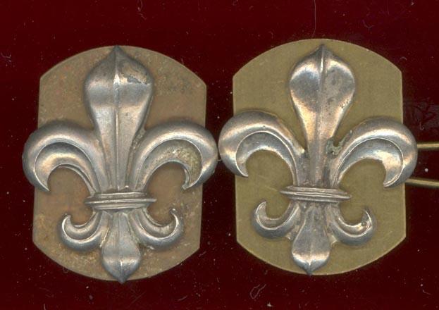 The Manchester Regiment WW2 OR's collar badges