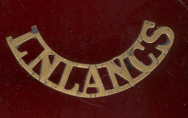 L.N.LANC'S Loyal North Lancashire Victorian shoulder title