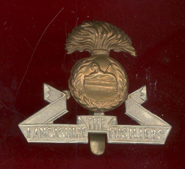 5th,6th,7th & 8th BNs Lancashire Fusiliers WW1 OR's cap badge