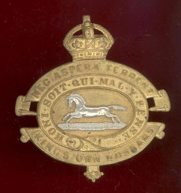 3rd The King’s Own Hussars Officer's pouch badge