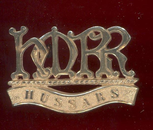 Boer War H.M.R.R. / HUSSARS Officer's collars / shoulder title