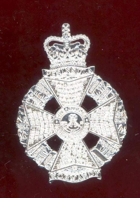 The Rifles Officers pouch badge