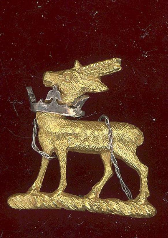 Royal Warwickshire Regiment Officer's badge