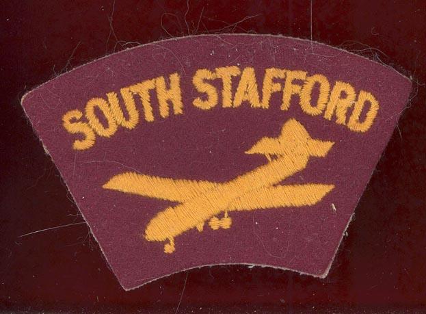 South Staffordshire Regiment Airborne cloth shoulder title