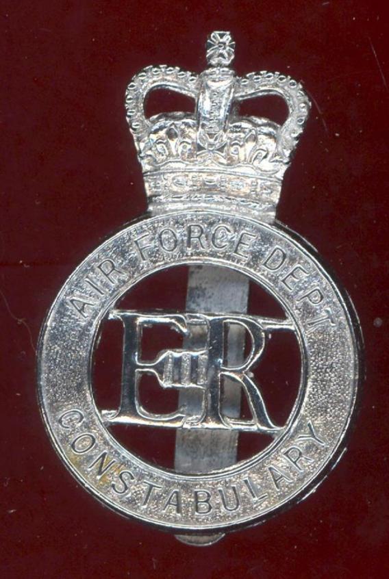 RAF Air Force Department Constabulary cap badge