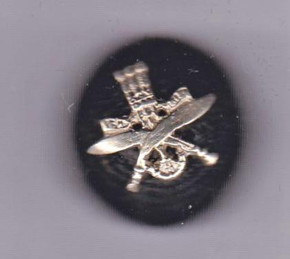 1st King George's Own Gurkha Rifles Officer's corded boss badge
