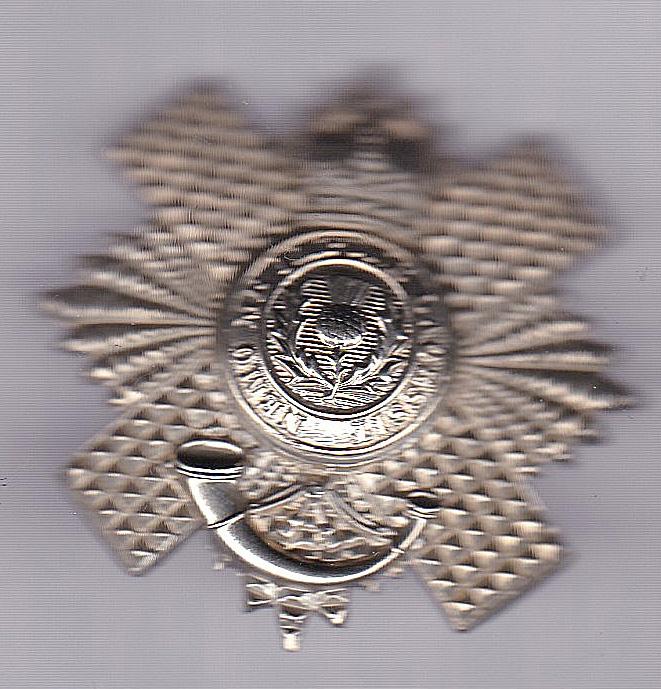 Scottish 4th/5th Royal Scots OR's glengarry badge