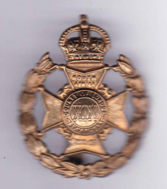19th County of London Regt. St. Pancras Rifles OR's cap badge
