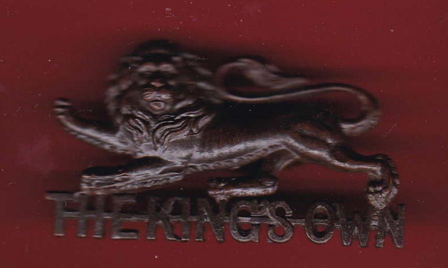 King's Own Royal Lancaster Regiment Officer's OSD cap badge