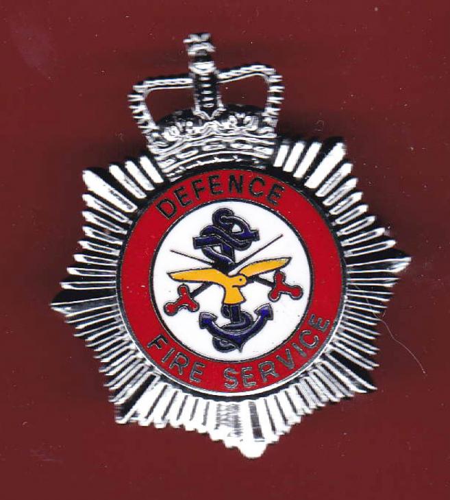 Ministry of Defence Fire Service cap badge