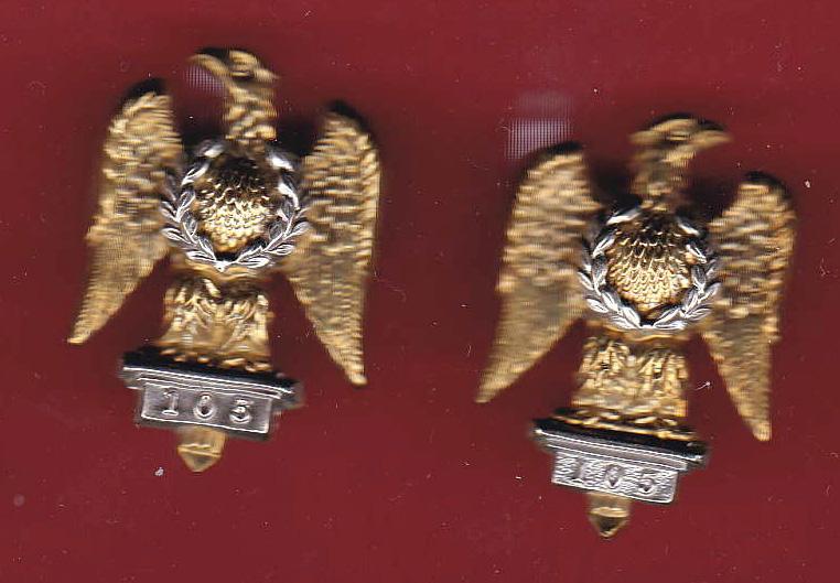 Royal Dragoons OR's collar badges.
