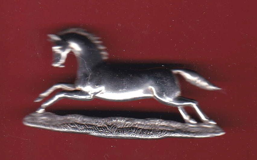 3rd King's Own Hussars NCO's silver arm badge