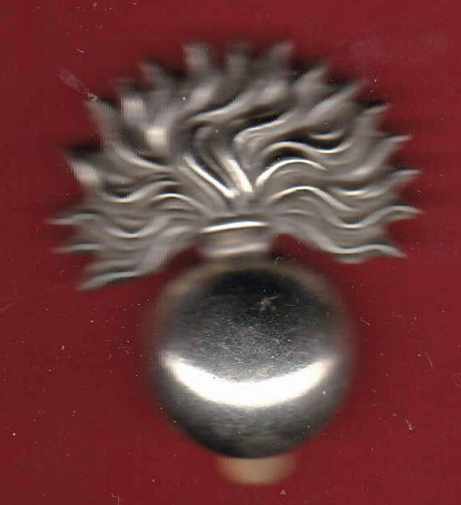 VB Royal Artillery granade head-dress badge