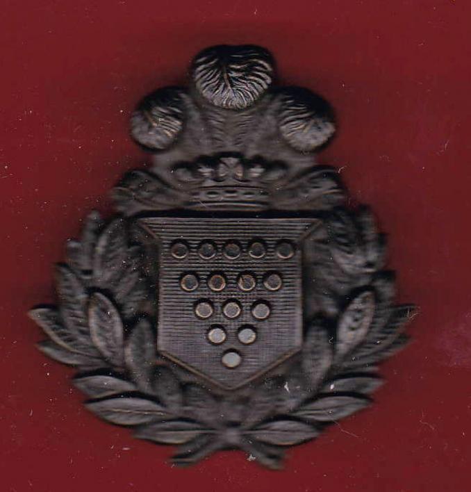 Cornwall Rifle Volunteers glengarry badge