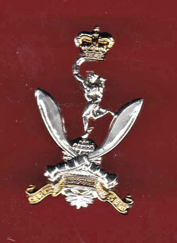 Gurkha Signals Regiment Officer's cap badge