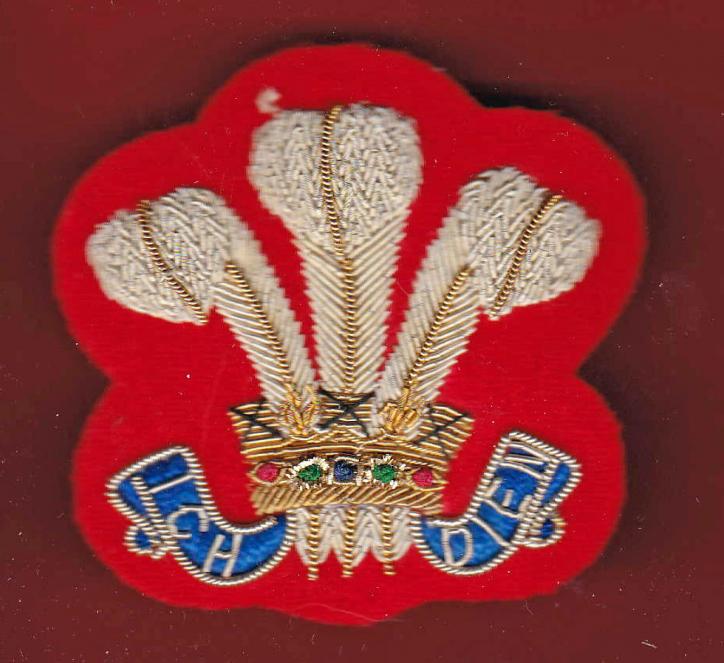 The Royal Wiltshire Yeomanry NCO's bullion arm badge