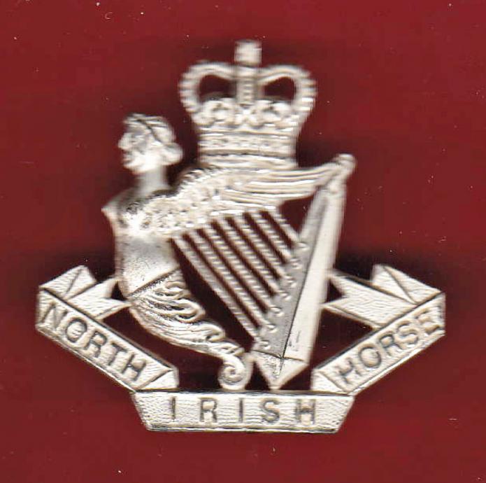 North Irish Horse Officer's dress cap badge
