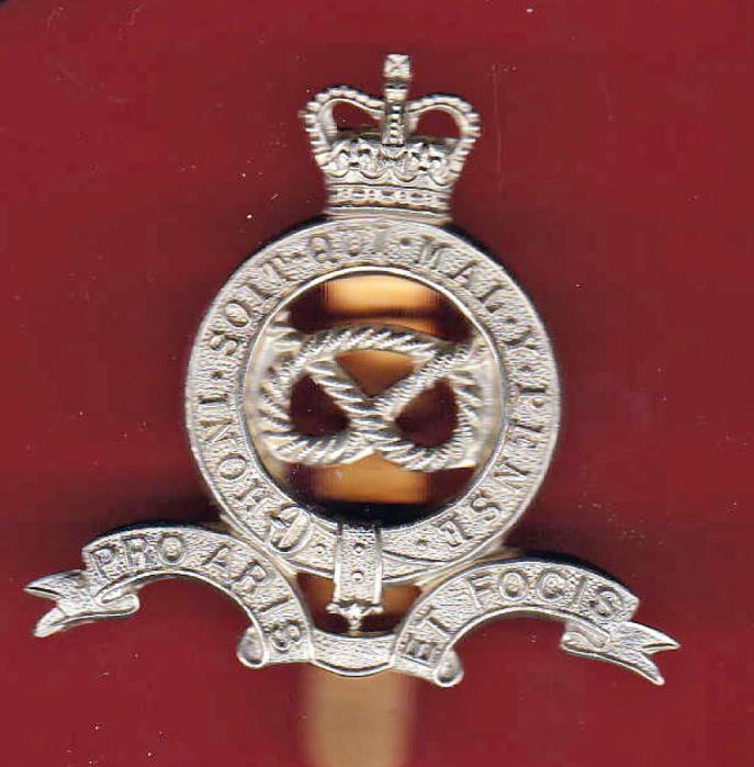 Staffordshire Yeomanry Q.O.R.R. OR’s cap badge.