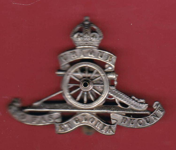 Royal Artillery Volunteer  cap badge