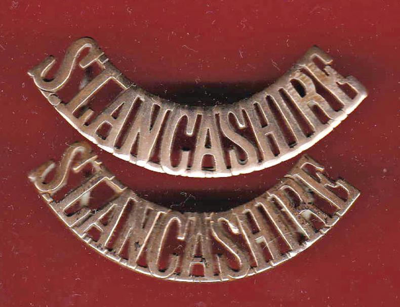 S.LANCASHIRE WW1 shoulder titles
