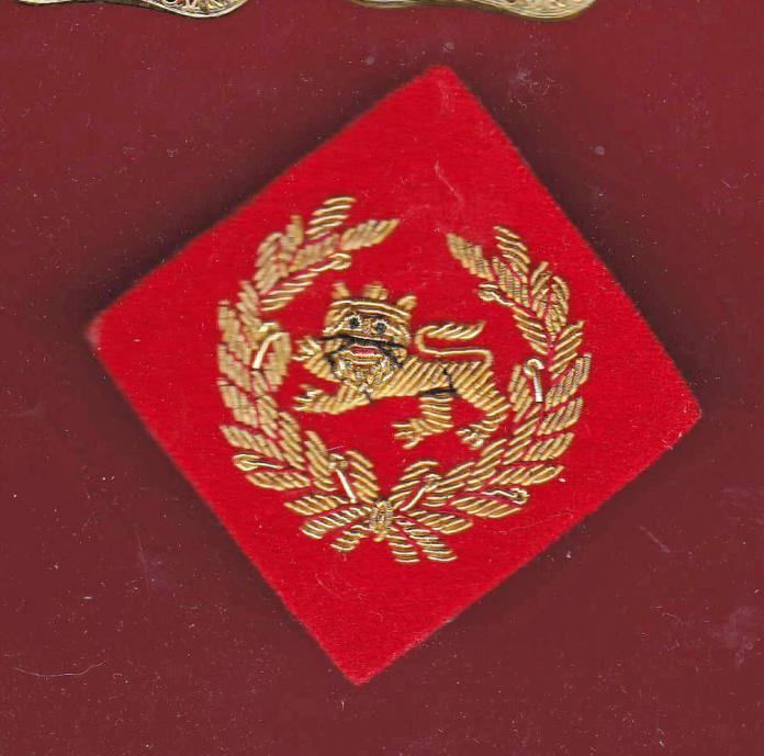 King's Own Royal Border Regiment Officer's bullion beret badge