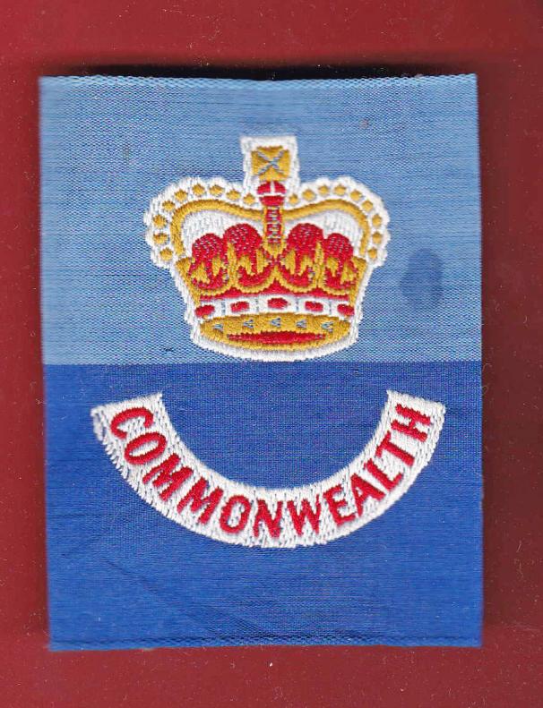 28th Commonwealth Brigade cloth formation sign