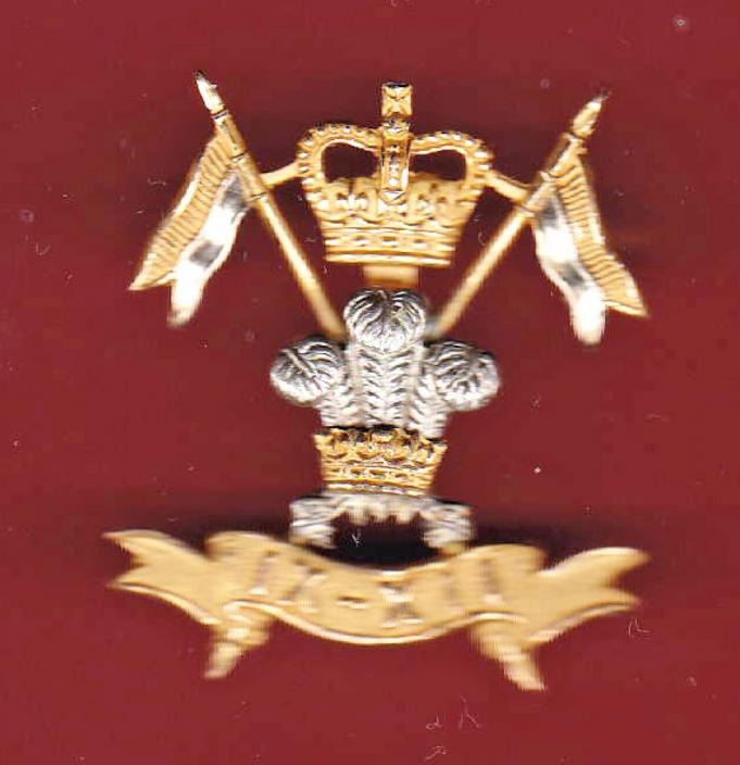 9th / 12th Royal Lancers (Prince of Wales's) Officer's cap badge