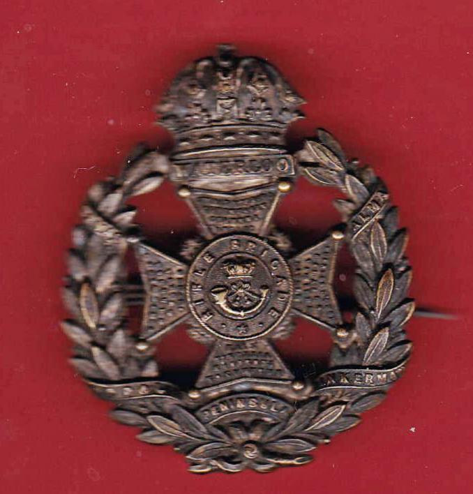 Rifle Brigade Victorian OR's glengarry badge