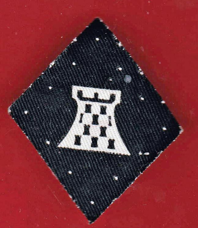 11th Corps WW2 cloth formation sign