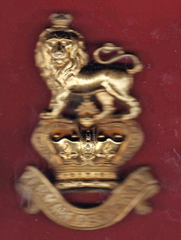 Royal Marines Victorian valise badge