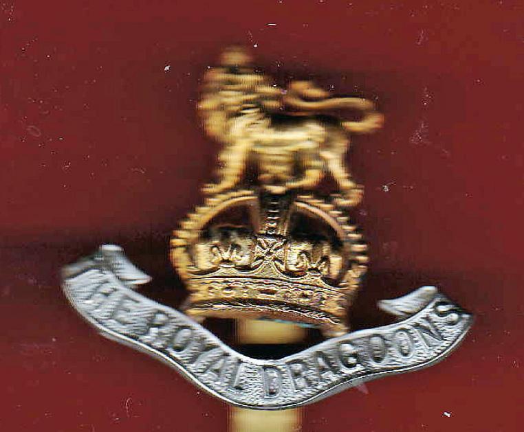 1st Royal Dragoons WW1 OR's cap badge