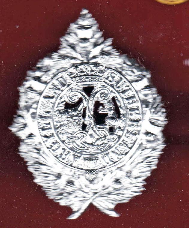 Scottish Argyll & Sutherland Hldrs staybright OR's glengarry badge
