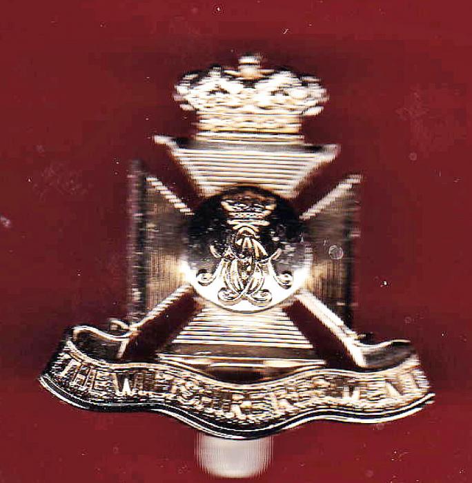 Wiltshire Regiment (Duke of Edinburgh's) staybright cap badge