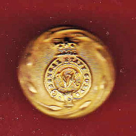 Indian Army Bengal Staff Corps Victorian Officer's button